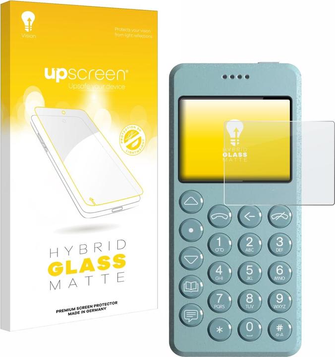 Actual product image upscreen Protective glass Protective film glass Film screen protector matt (1 Piece, Point MP02)