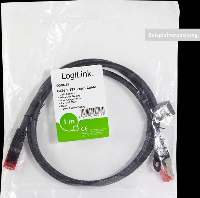 Produktbild LogiLink Netzwerkkabel (S/FTP, CAT6, 7.50 m)