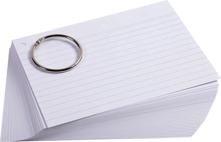 Produktbild Exacompta Flashcards (A7, 205 g/m², 50 x)