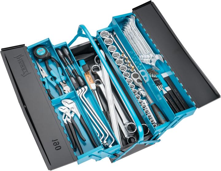 Image du produit HAZET Caisse à outils en métal (80 pièces)