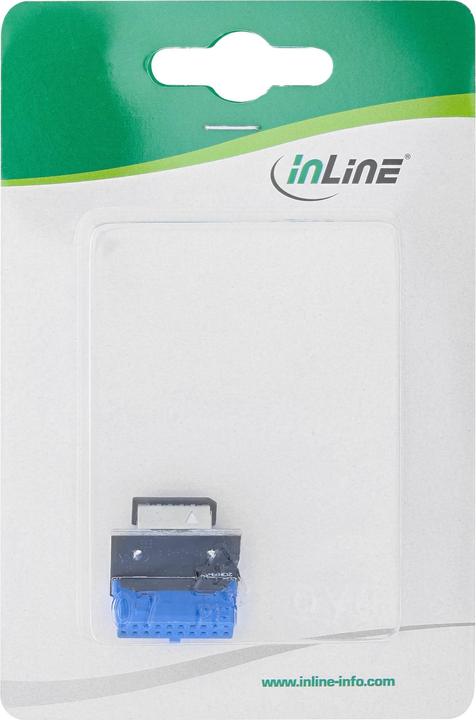 Immagine prodotto InLine ® USB 3.0 a USB 3.1 pannello frontale Key-B Adapter interno