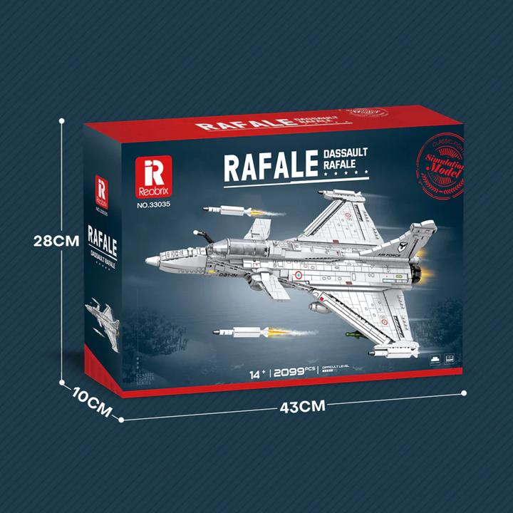 Actual product image ReoBrix RAFALE Jet Update Version 2024 - Rafale fighter jet