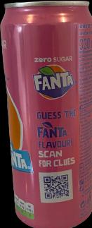 Actual product image Fanta #WhatTheFanta ZERO SUGAR Blue (24 x 33 cl)