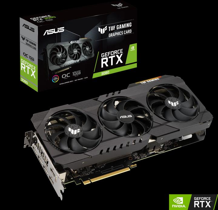 Produktbild ASUS GeForce TUF RTX 3080 O10G Gaming (10 GB)