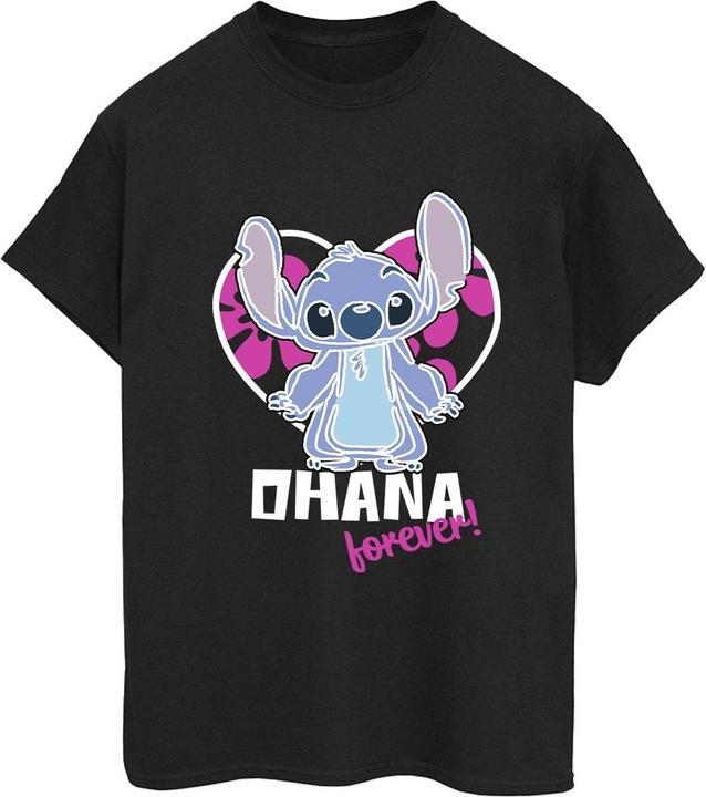 Produktbild Disney Lilo And Stitch Ohana Forever Heart TShirt (S)
