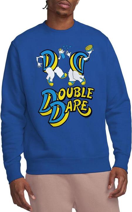 Actual product image double dare Unisex Adult Vintage Logo Sweatshirt (S)