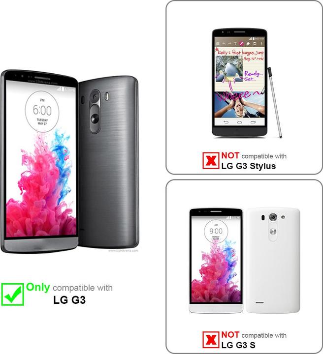 Immagine prodotto Cadorabo Custodia per LG G3 universale (G3)