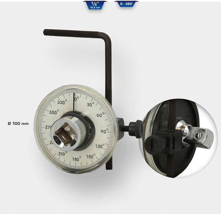 Image du produit Brilliant Tools Rapporteur d'angle rotatif