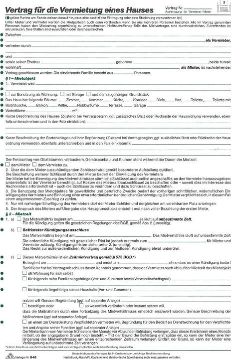 Nährwerte und Zutaten Rnk 10 RNK-Verlag 545/10 Mietverträge für Häuser (4 x)