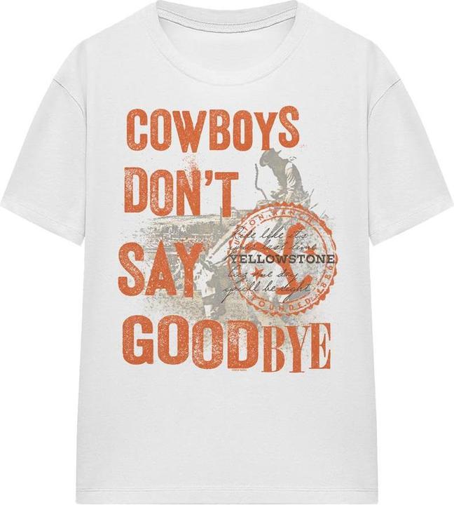 Produktbild Yellowstone Cowboys Don't Say Goodbye TShirt (S)