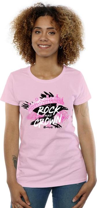 Actual product image Disney Womens/Ladies The Descendants Rock That Crown Cotton T-Shirt (L)
