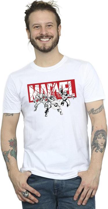 Image du produit - T-shirt COMICS HERO GROUP - Homme (S)