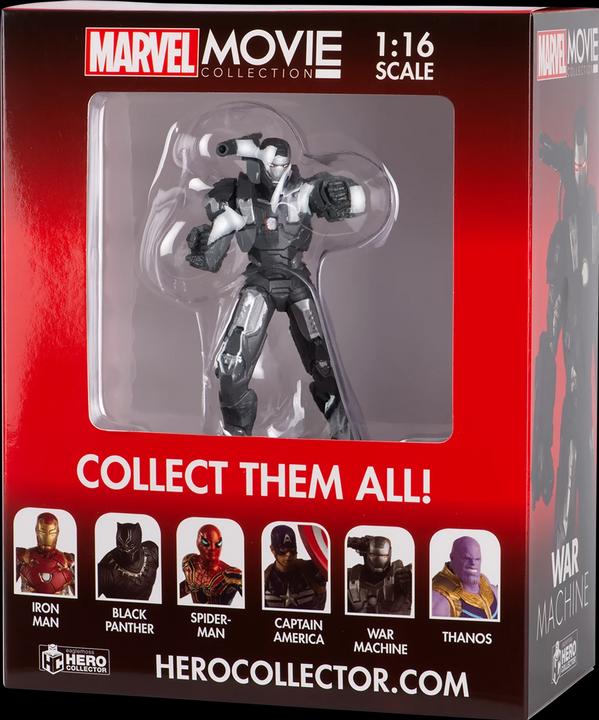 Actual product image Thumbs Up ThumbsUp! action figure War Machine 1:16 silver
