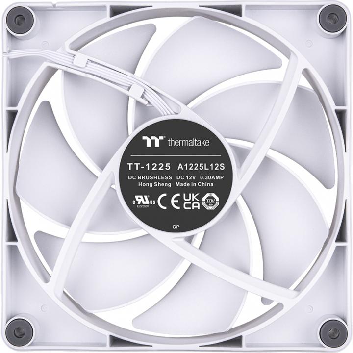 Image du produit Thermaltake TT CT120 Ventilateur PC Blanc 2 Pack CL-F151-PL12WT-A (120 mm, 2 x)