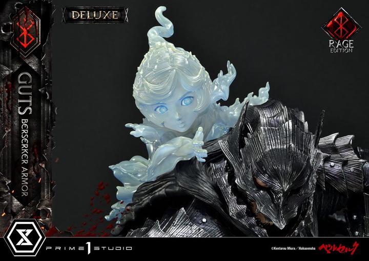 Actual product image Prime 1 Studio Berserk statuette 1/4 Guts Berserker Armor Rage Edition Deluxe Version 67 cm