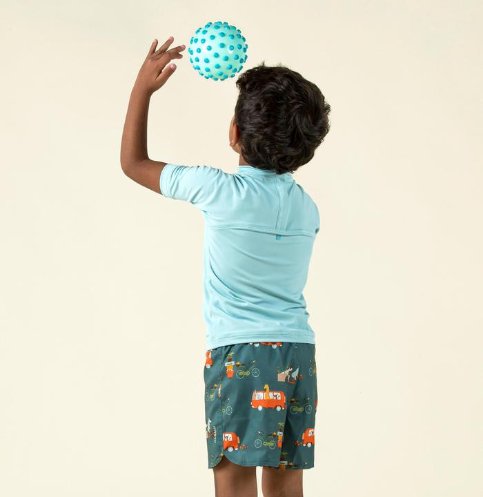 Image du produit Nabaiji T-shirt UV bébé manches courtes - bleu clair (76, 78, 80 C)