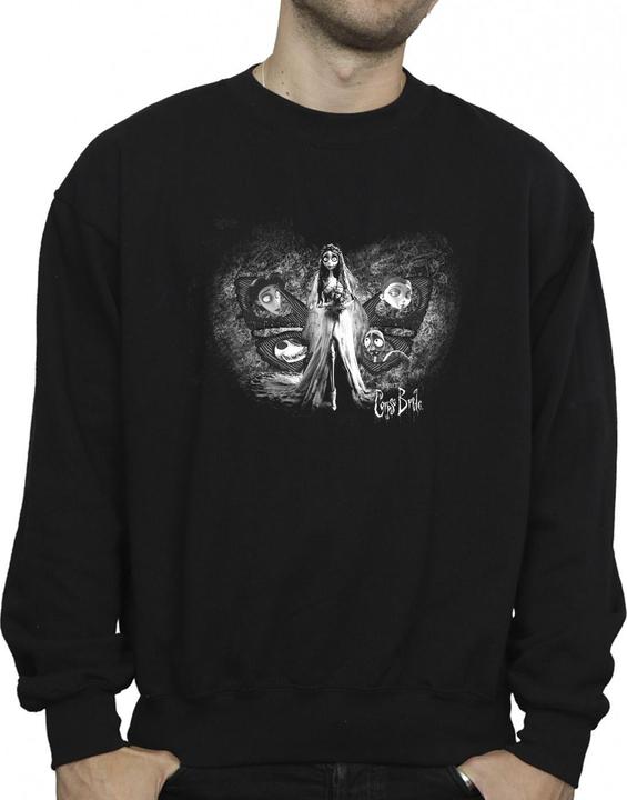 Actual product image Corpse Bride Mens Emily Butterfly Sweatshirt (S)