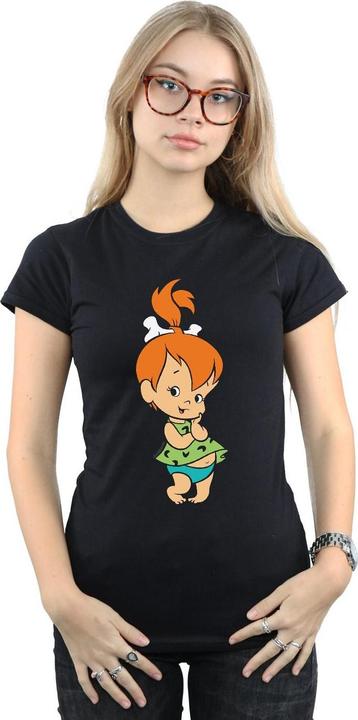 Actual product image The Flintstones Womens/Ladies Pebbles Flintstone Cotton T-Shirt (S)
