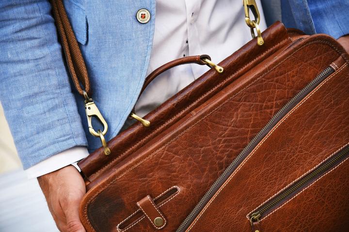 Actual product image Only-Bags.Store Genuine Leather Briefcase, Laptop Bag, Office Shoulder Bag, Messenger Bag, Christmas Gift (15.50")