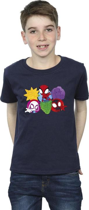 Immagine prodotto Spidey And His Amazing Friends Faces Maglietta Ragazzi (128)
