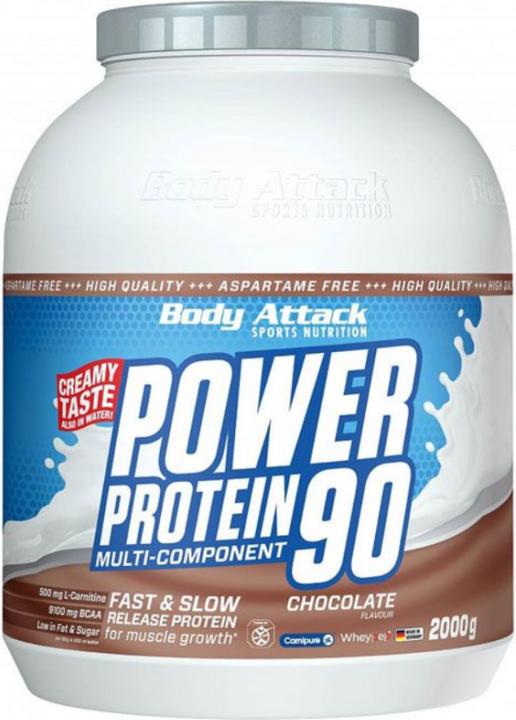 Immagine prodotto Body Attack New Power Protein 90 (barattolo da 2000 g) (Cioccolato, 1 pz., 2000 g)