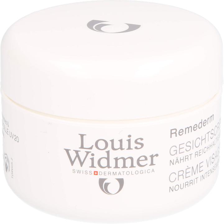 Produktbild Louis Widmer Remederm Gesichtscreme UV parfümiert (50 ml, Tagescreme, SPF 20)