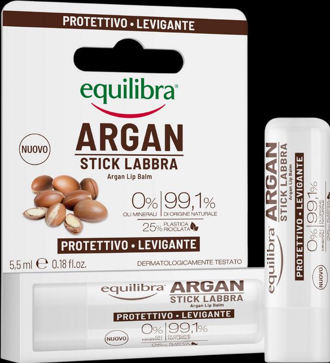 Immagine prodotto Equilibra EQUILIBRA Argan Balsamo protettivo per labbra ochronno-wygładzający balsamo di Argan 5,5ml (5.50 ml)