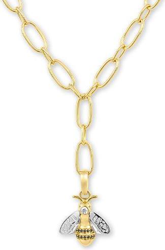Image du produit Breuning COLLIER - E.SAFIR BLANC/BRILL. 0,077 Ct. noir (Or 750/18 K)