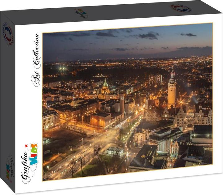 Produktbild Grafika Kids Puzzle 300 pieces Deutschland Edition - Skyline, Leipzig, Germany (300 Teile)