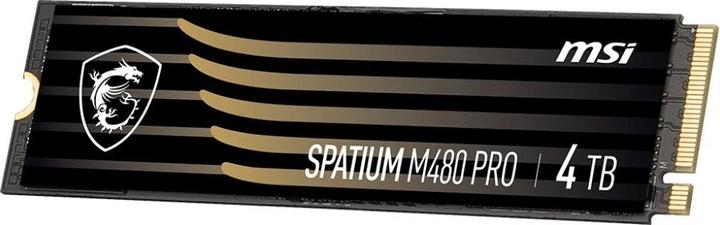 Actual product image MSI SPATIUM M480 PRO PCIe 4.0 NVMe M.2 4TB (4000 GB, M.2 2280)