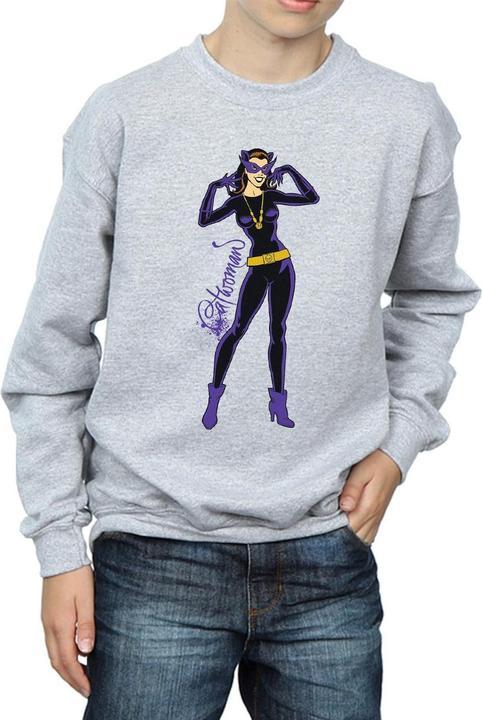Immagine prodotto Catwoman Happy Pose Felpa Ragazzi (152, 158)