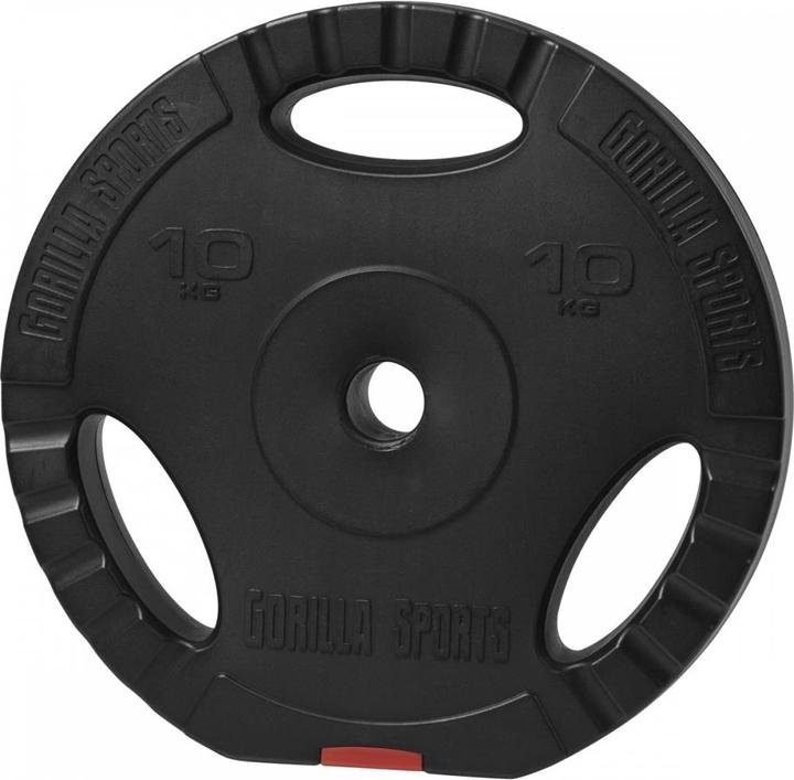 Actual product image Gorilla Sports Weight plates (1 x 10 kg)