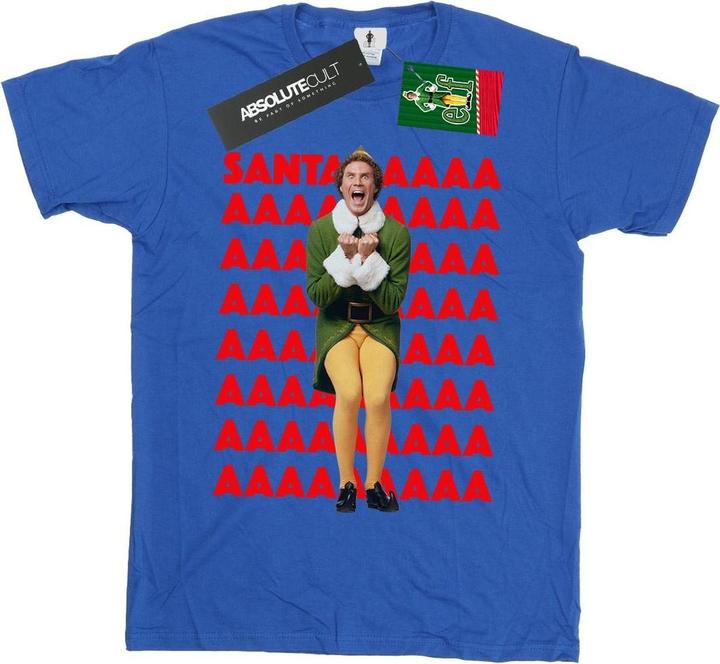 Immagine prodotto Elf Buddy Santa Scream Maglietta Uomo (XL)