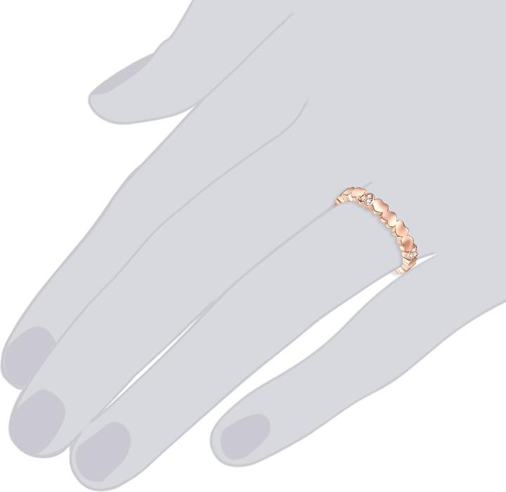 Produktbild Lulu & Jane Herz Sterling Silber Zirkonia roségold - 33248 (52, 925 Silber)