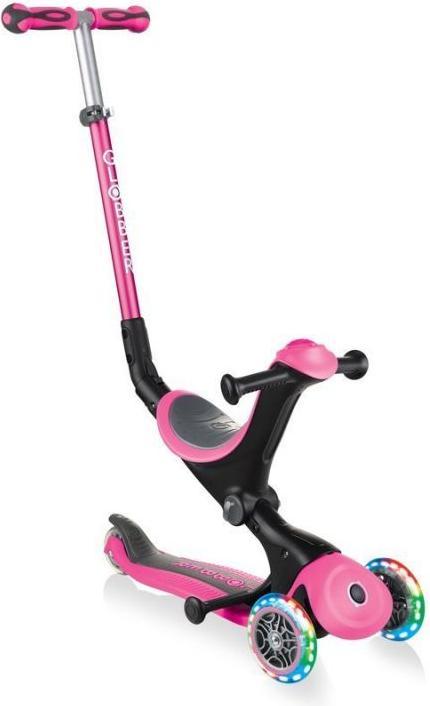 Actual product image Globber Hulajnoga GO-UP Deluxe Lights Różowy