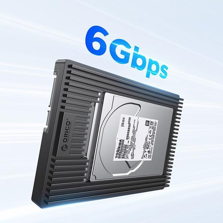 Image du produit Orico Other Computer Accessory D2SS-6G Drive Adapter 2.5" to 3.5" Converter - Black
