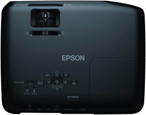 Actual product image Epson Eh-Tw490 (WXGA, 3000 lm)