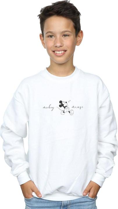 Actual product image Disney Boys Mickey Mouse Whistle Sweatshirt (116)