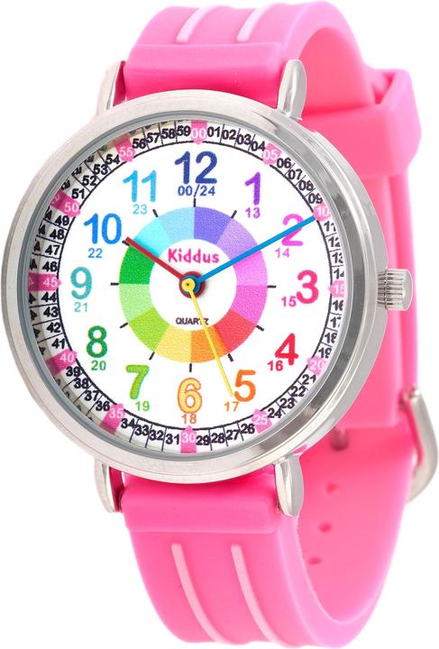 Kiddus Time Teacher Pink (Analoguhr, 33 mm)