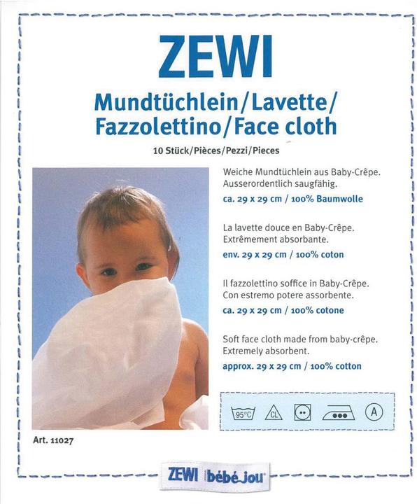 Immagine prodotto Zewi Asciugamano per la bocca (29 cm, 29 cm)