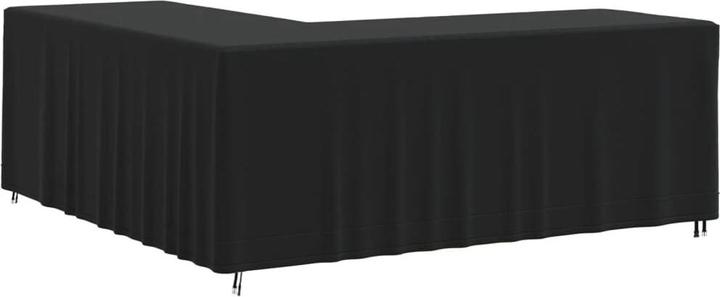 Immagine prodotto VidaXL Copridivano da giardino a L nero 254x254x86 cm 420D