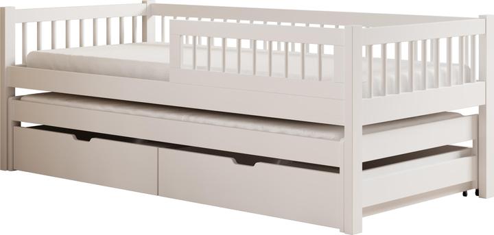 Actual product image ADRK Furniture Orio cot with mattress (200cm x 90cm)