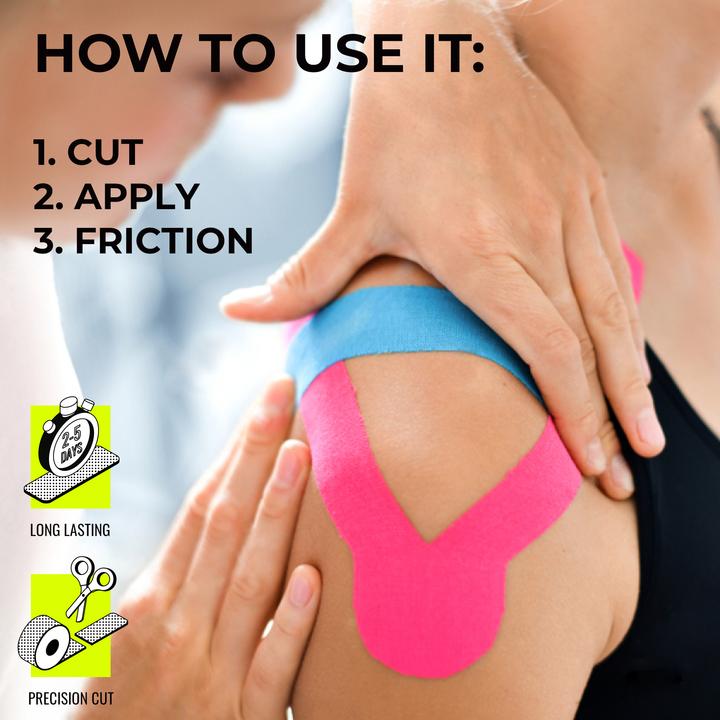 Produktbild Kalahari 4 Wellness Kinesiologie Tape - Kinesio Schwarz