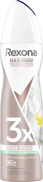 Rexona Deo Spray Maximum Protection Lime and Waterlily 150 ml (Spray, 150 ml)