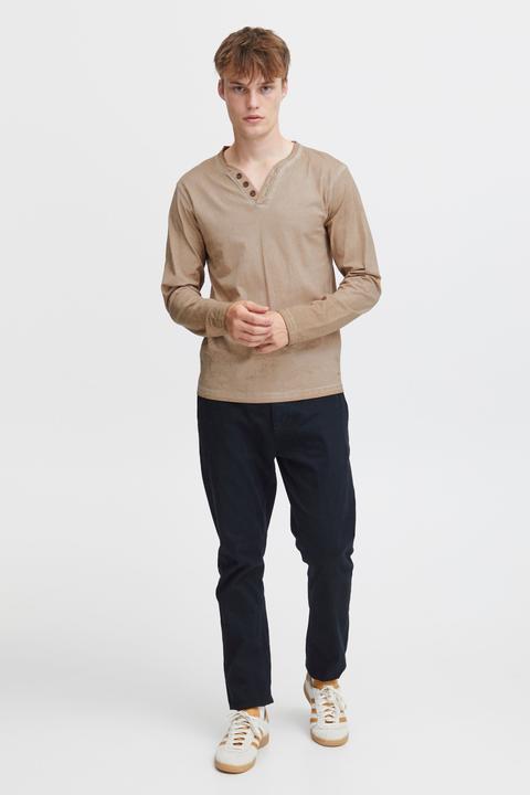 Image du produit Solid Tinox -T-shirt à manches longues Avec Encolure En V - Pour Homme 100% Coton (XL)