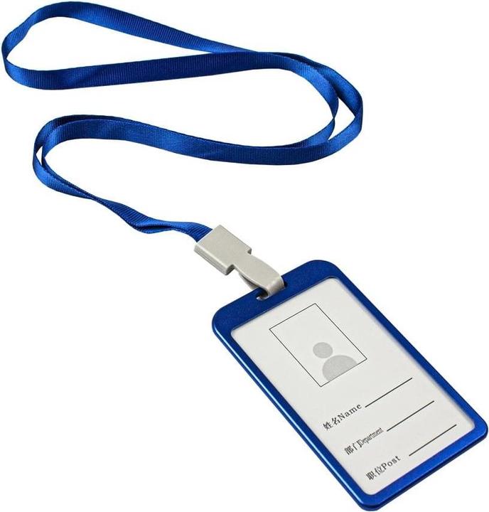 Actual product image JTI Card holder with strap, blue