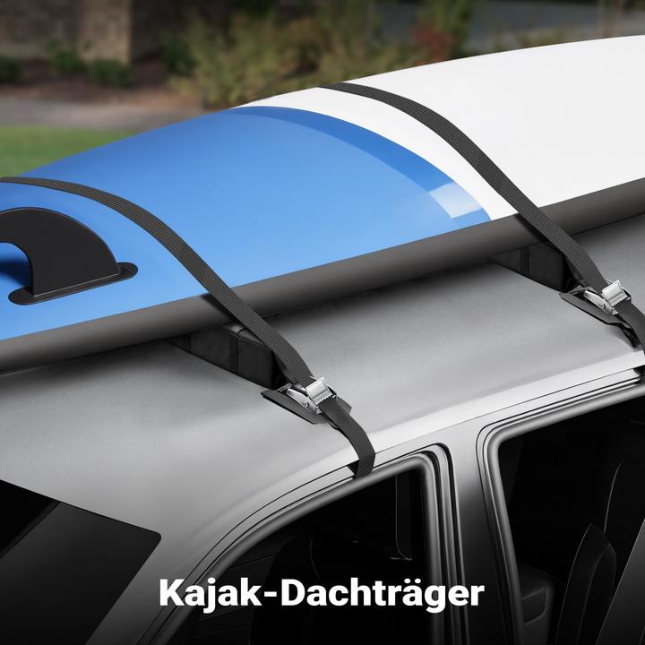 Produktbild Wiltec Dachgepäckträger 113x10x8cm Auto 75kg Dachträger Gepäckträger Kanu Kajak