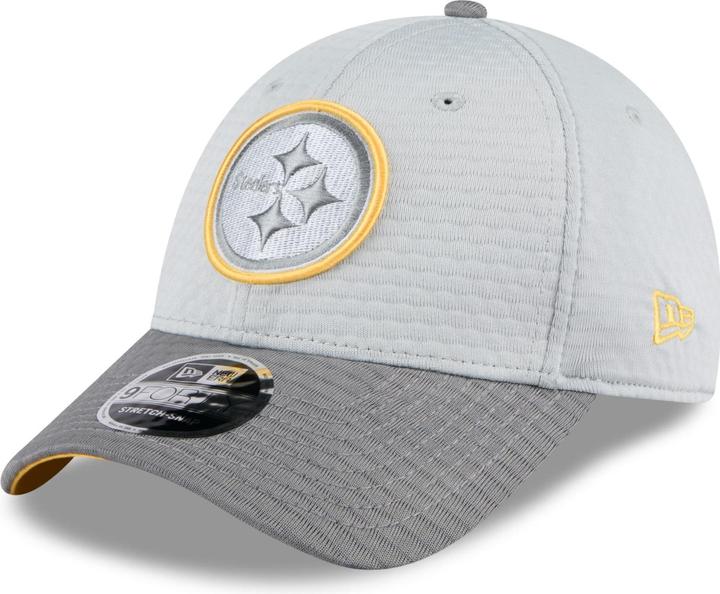 Actual product image New Era 9Forty Stretch Cap Training 2024 Pittsburgh Steelers