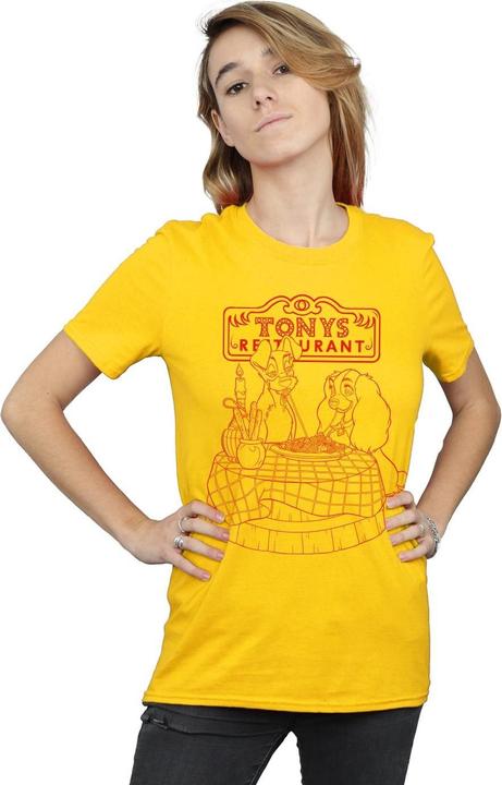Immagine prodotto Disney Lady And The Tramp That's Amore Maglietta Ampia Donna (5XL)
