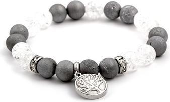 Image du produit Beneto Bracelet agate et perles en cristal MINK76 / 17